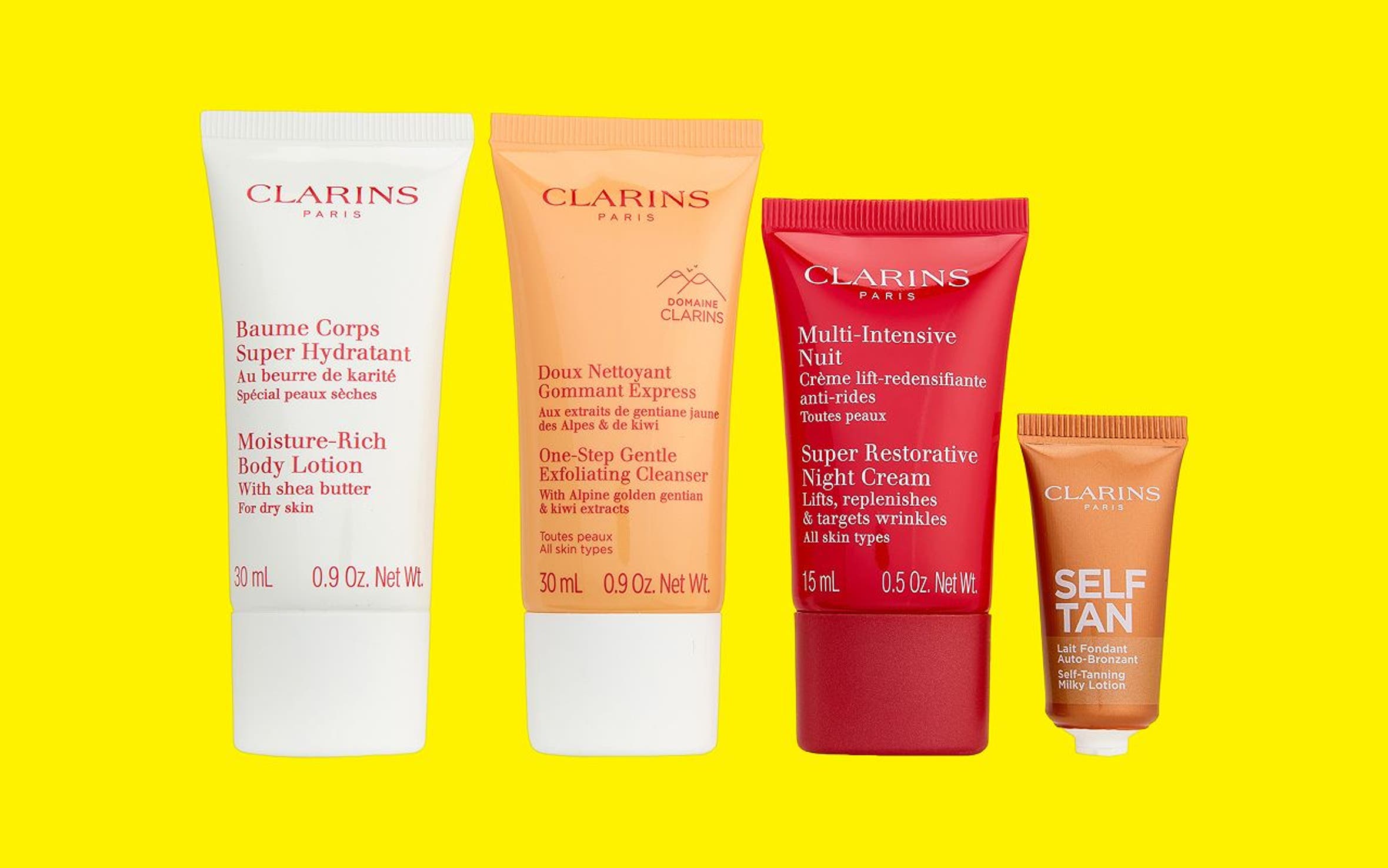 Clarins gift with purchase.