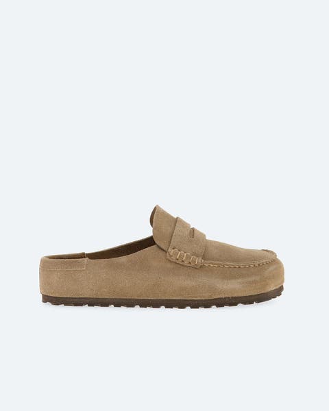 Birkenstock mule shoe.