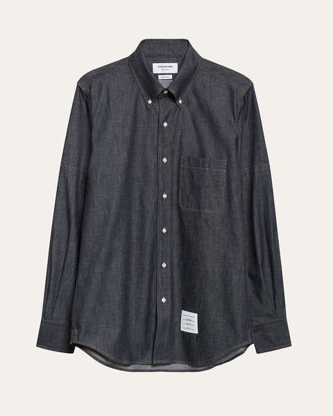 Image of Thom Browne button up shirt.