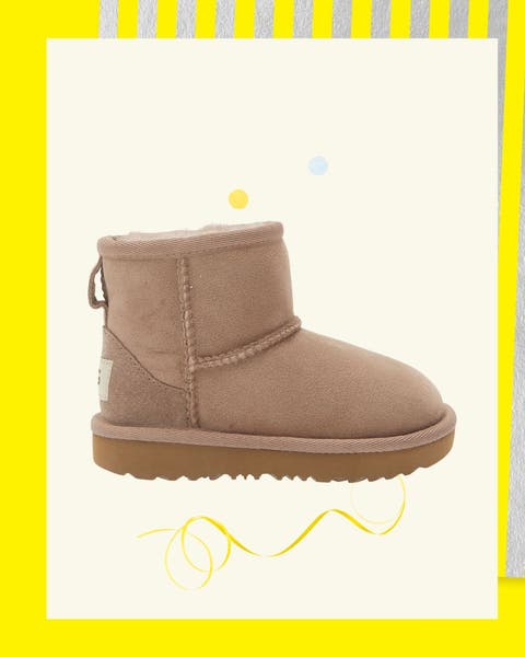 Light brown suede UGG booties.