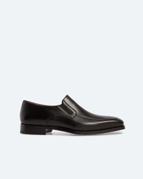 Magnanni black loafer.