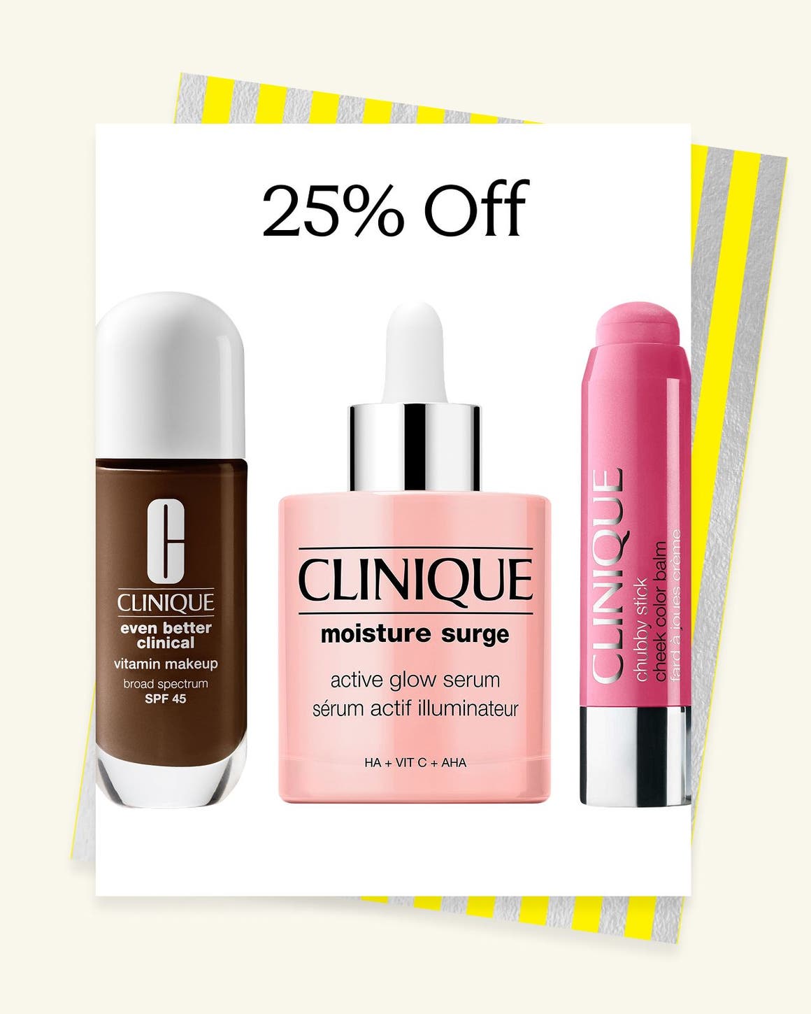 Clinique beauty and makeup products.