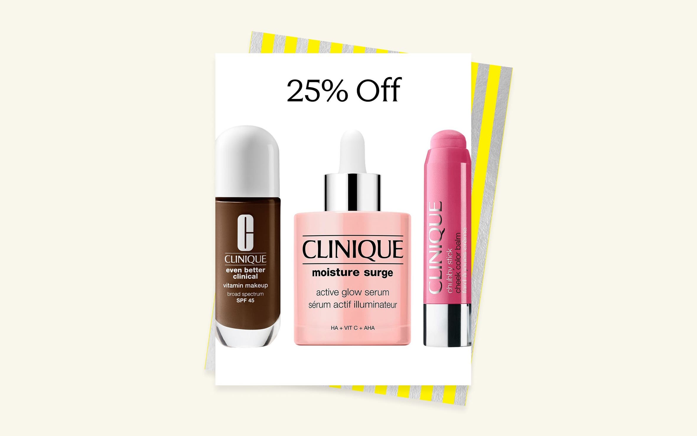 Clinique beauty and makeup products.