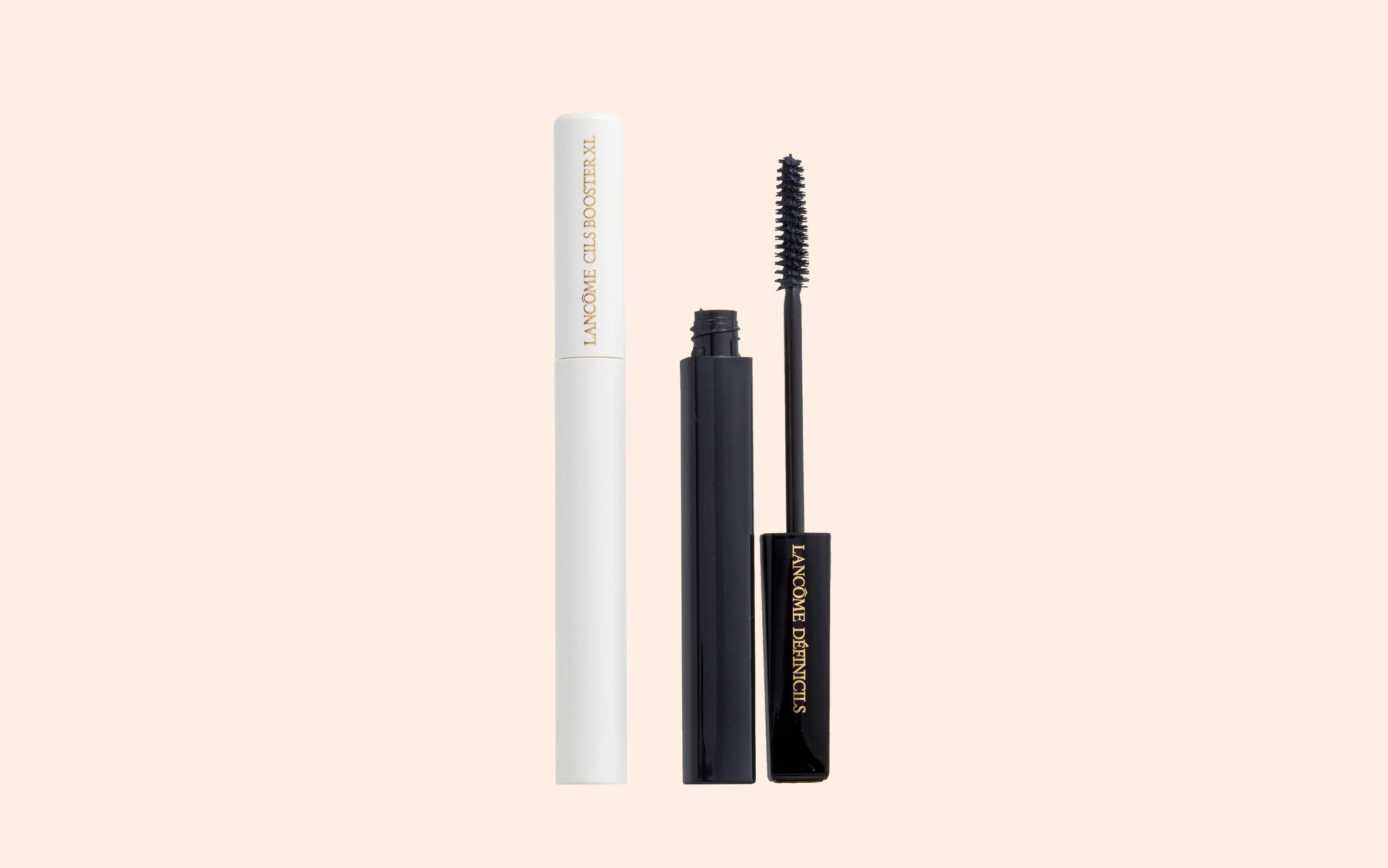 Lancôme eyelash primer and mascara.