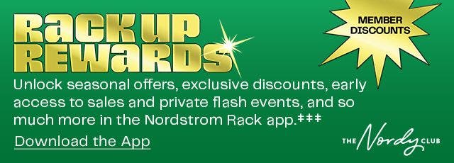 The Nordy Club: member discounts. A hand holding a phone.