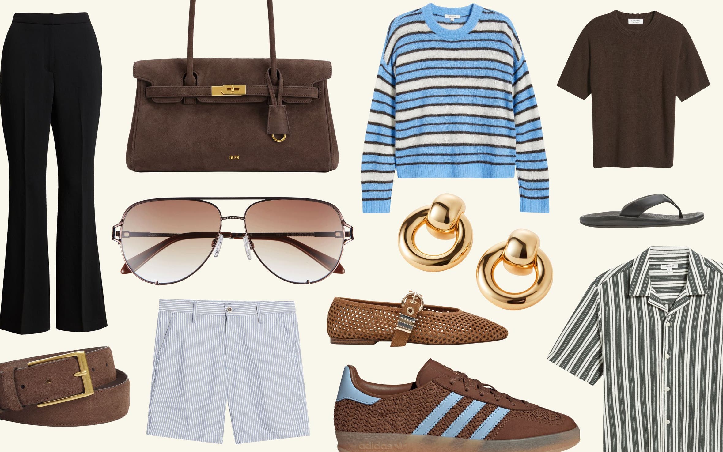Anniversary Sale styles including tops, pants, handbags, shoes and accessories.