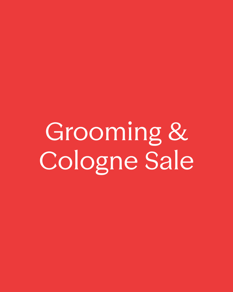 Grooming & Cologne Sale.