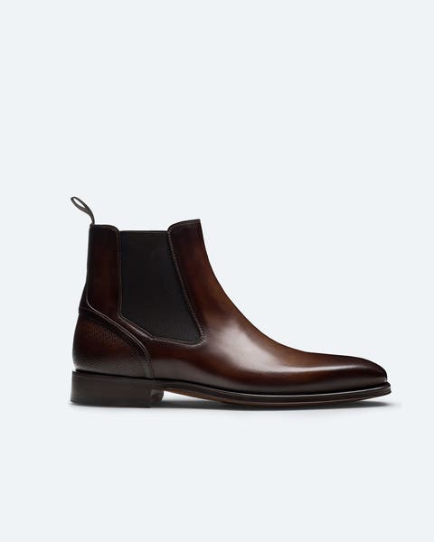 Brown Magnanni dress boot.
