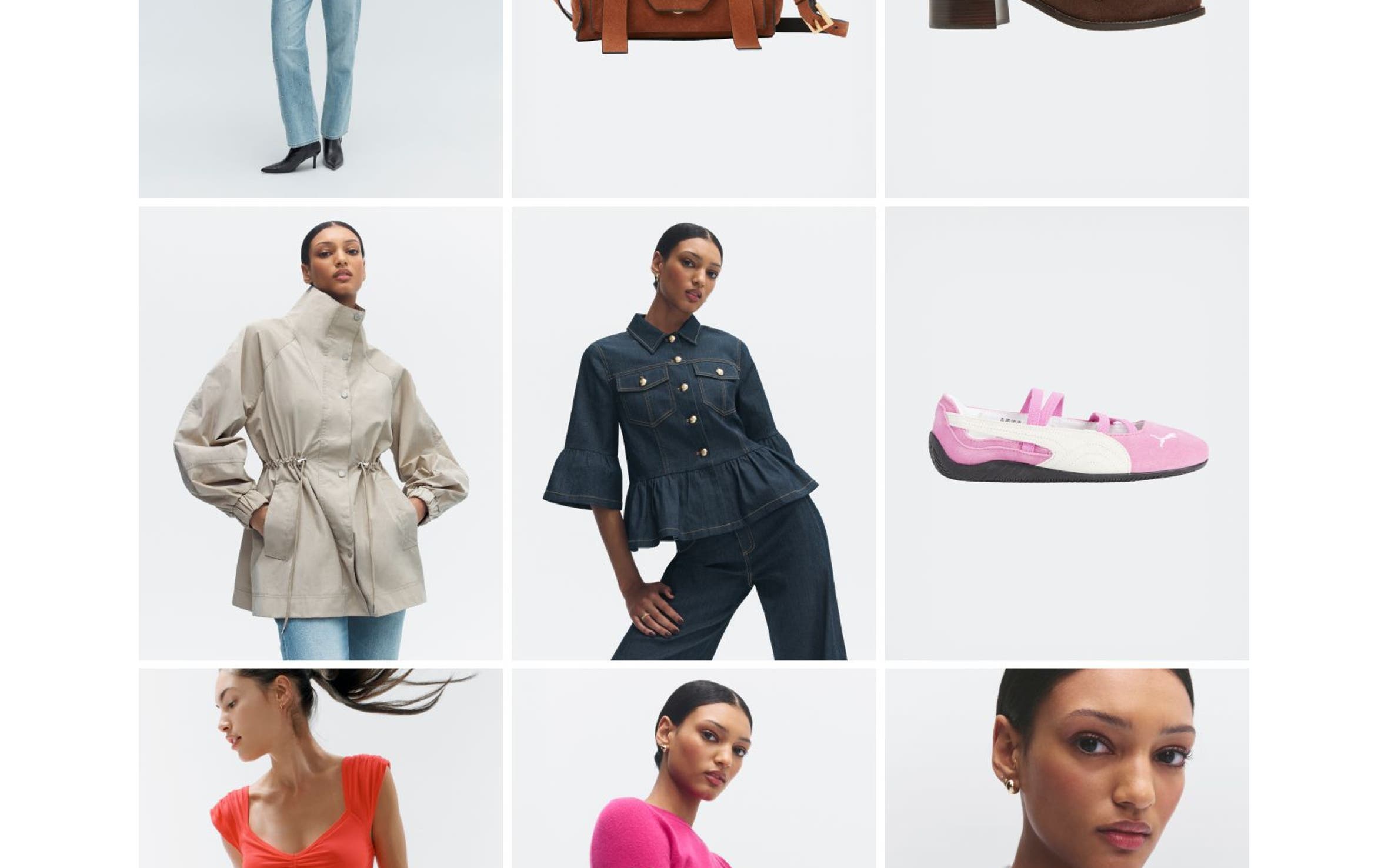 Nine Anniversary Sale trends, including clothing, shoes and accessories.