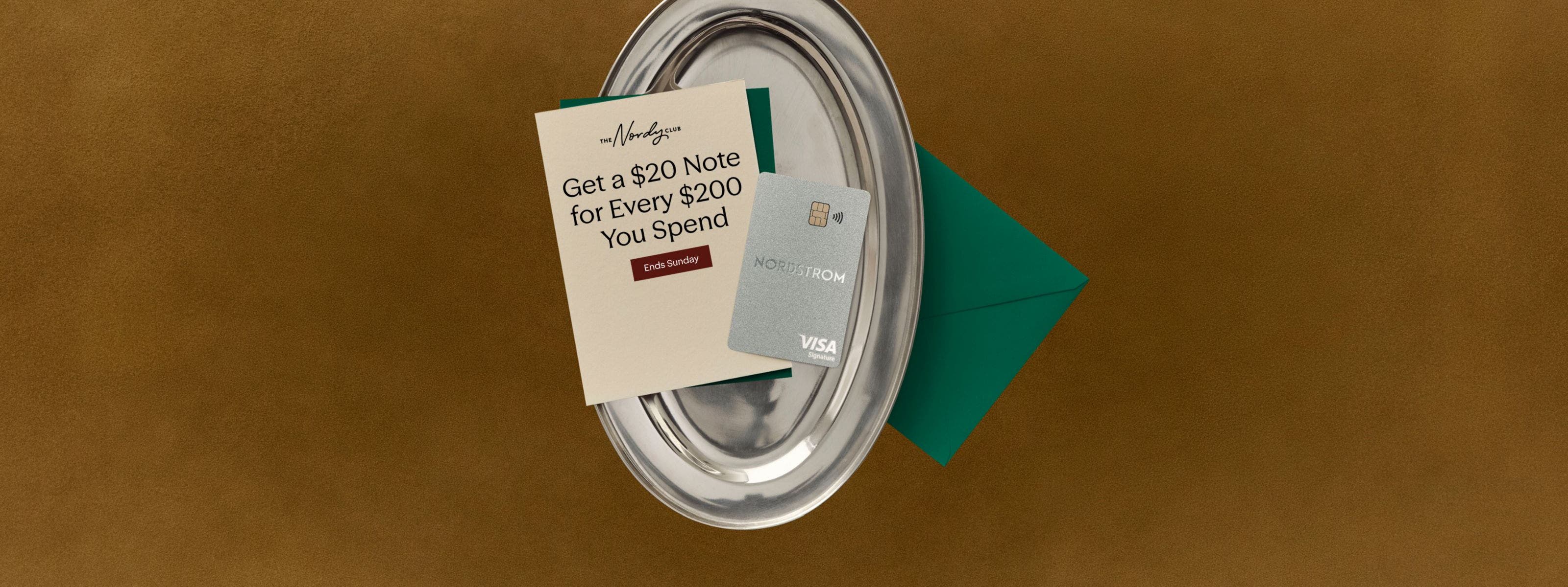 Get a $20 Note for Every $200 You Spend 