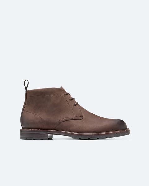 Cole Haan brown chukka shoe.