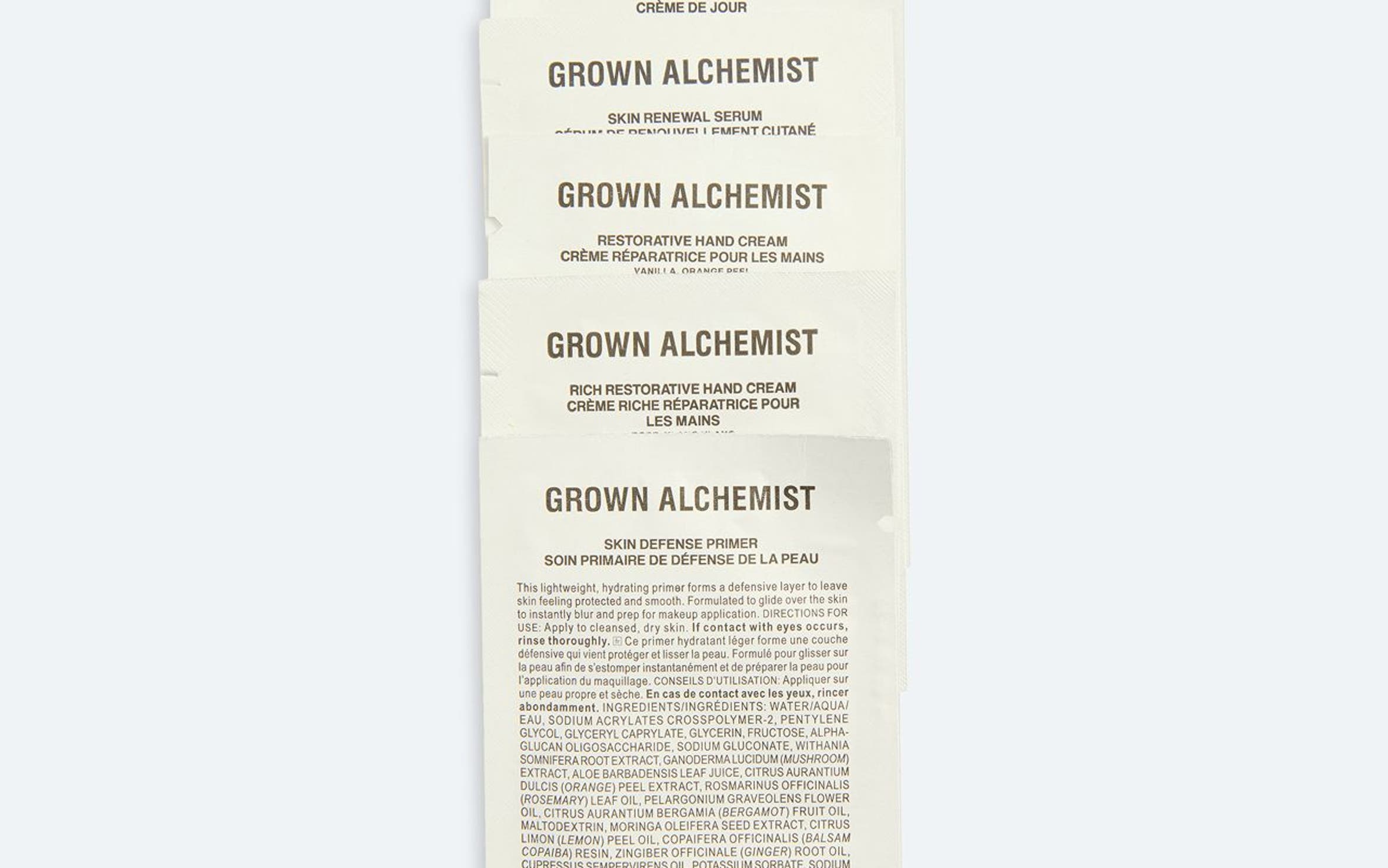 Grown Alchemist gift with purchase.