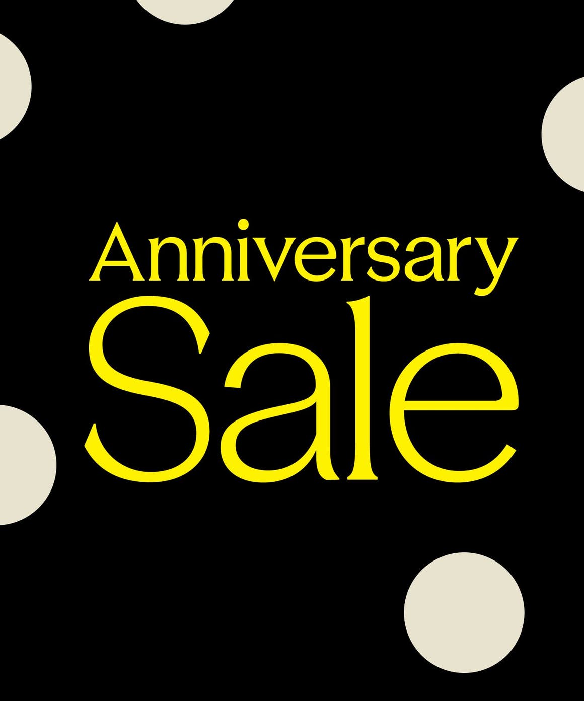 Anniversary Sale.