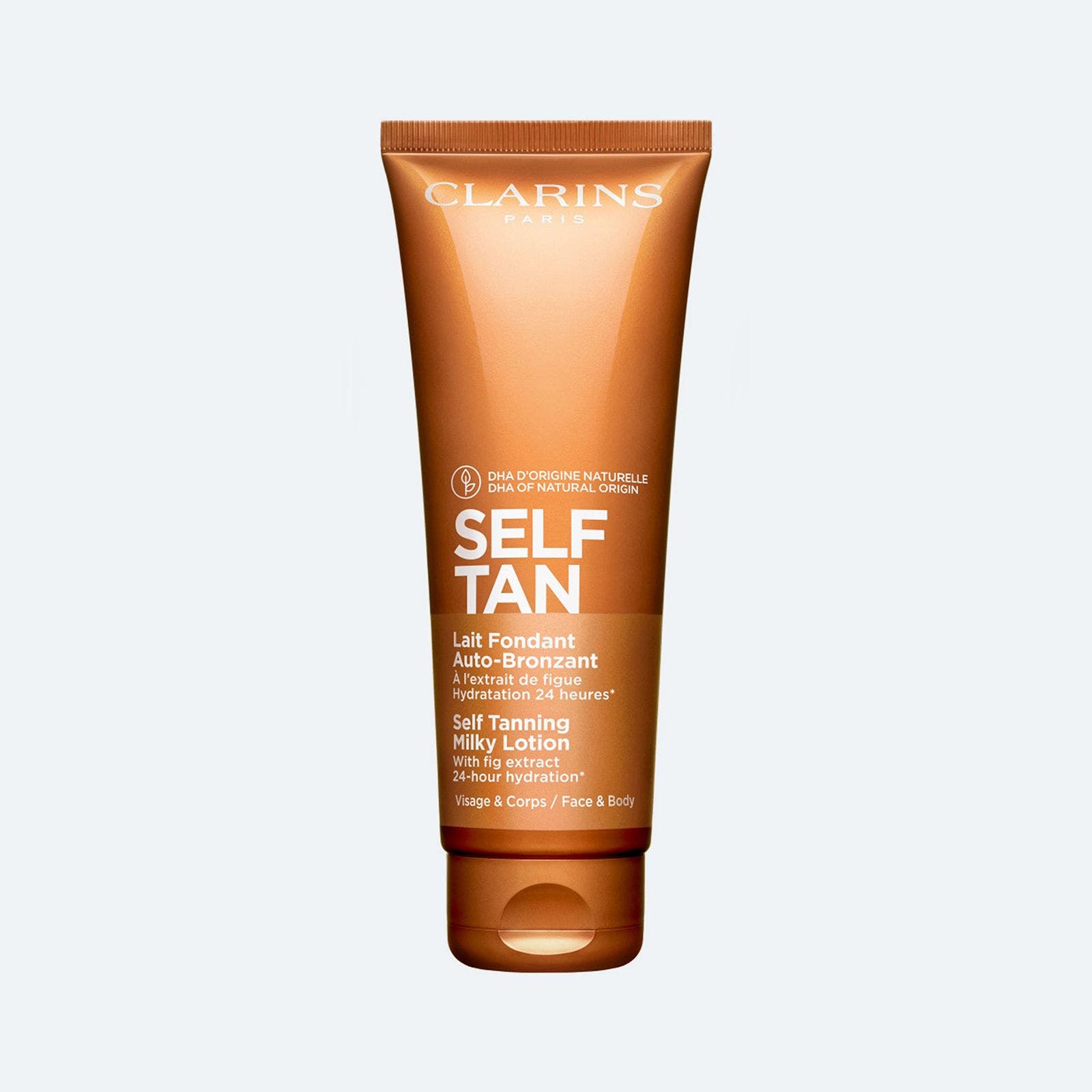 Clarins tanning lotion.