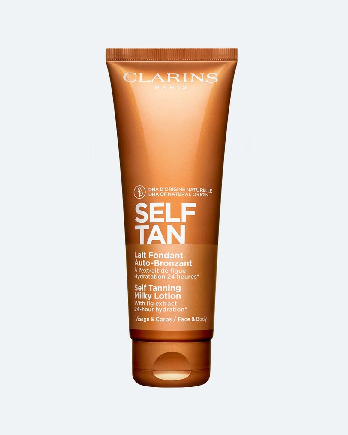 Clarins tanning lotion.