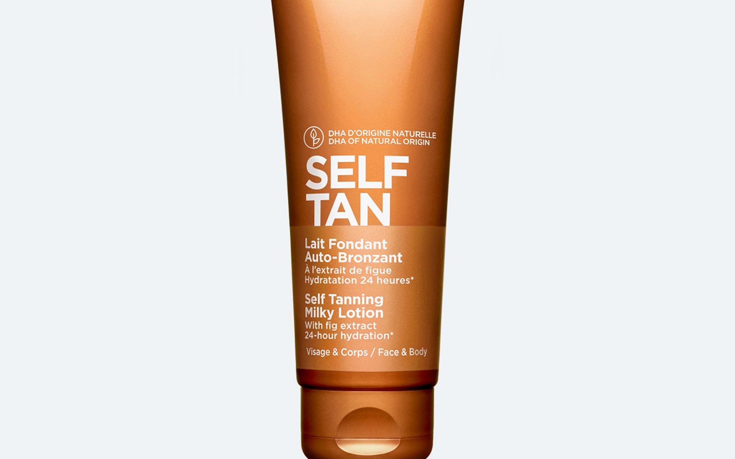 Clarins tanning lotion.