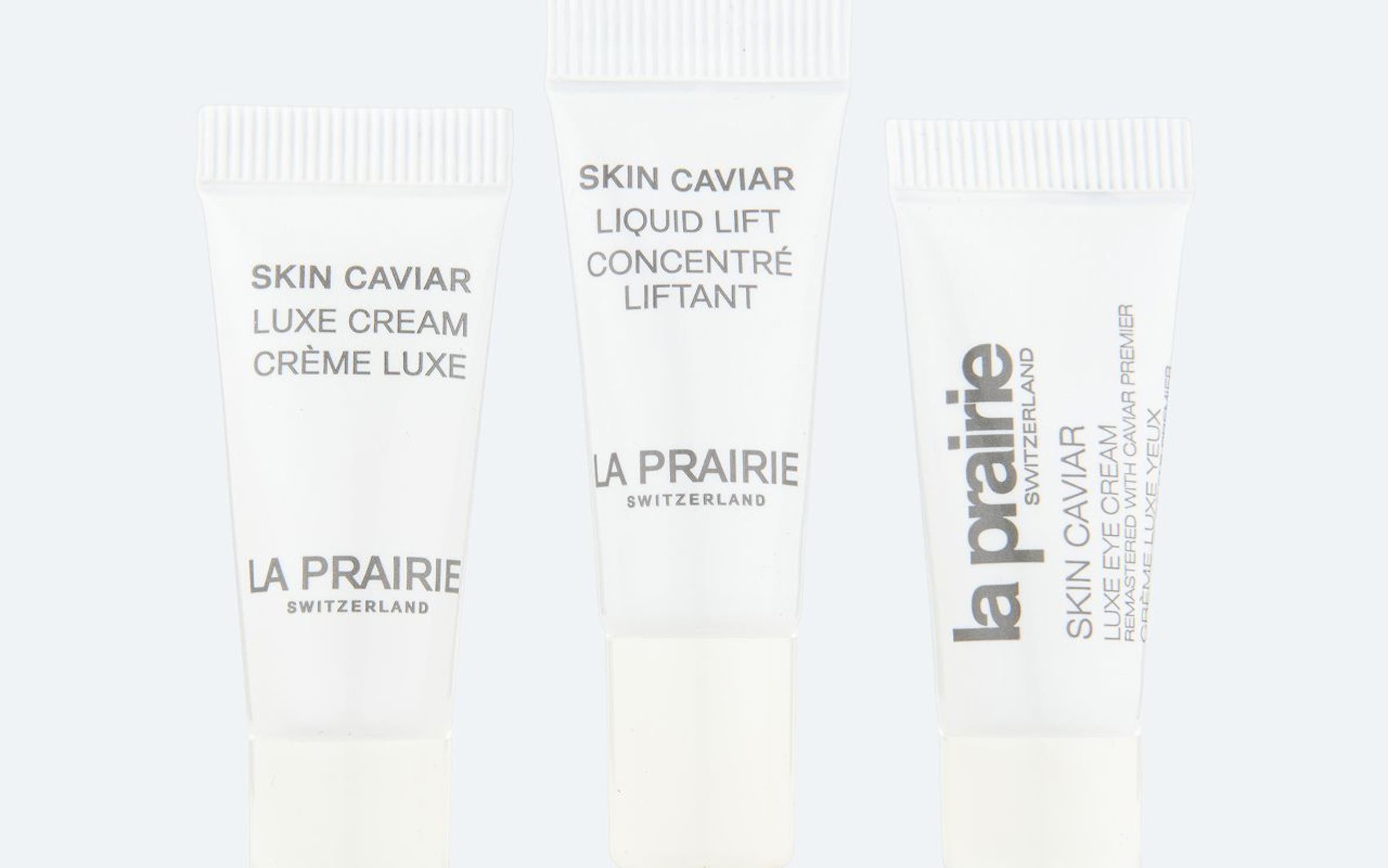 La Prairie gift with purchase.
