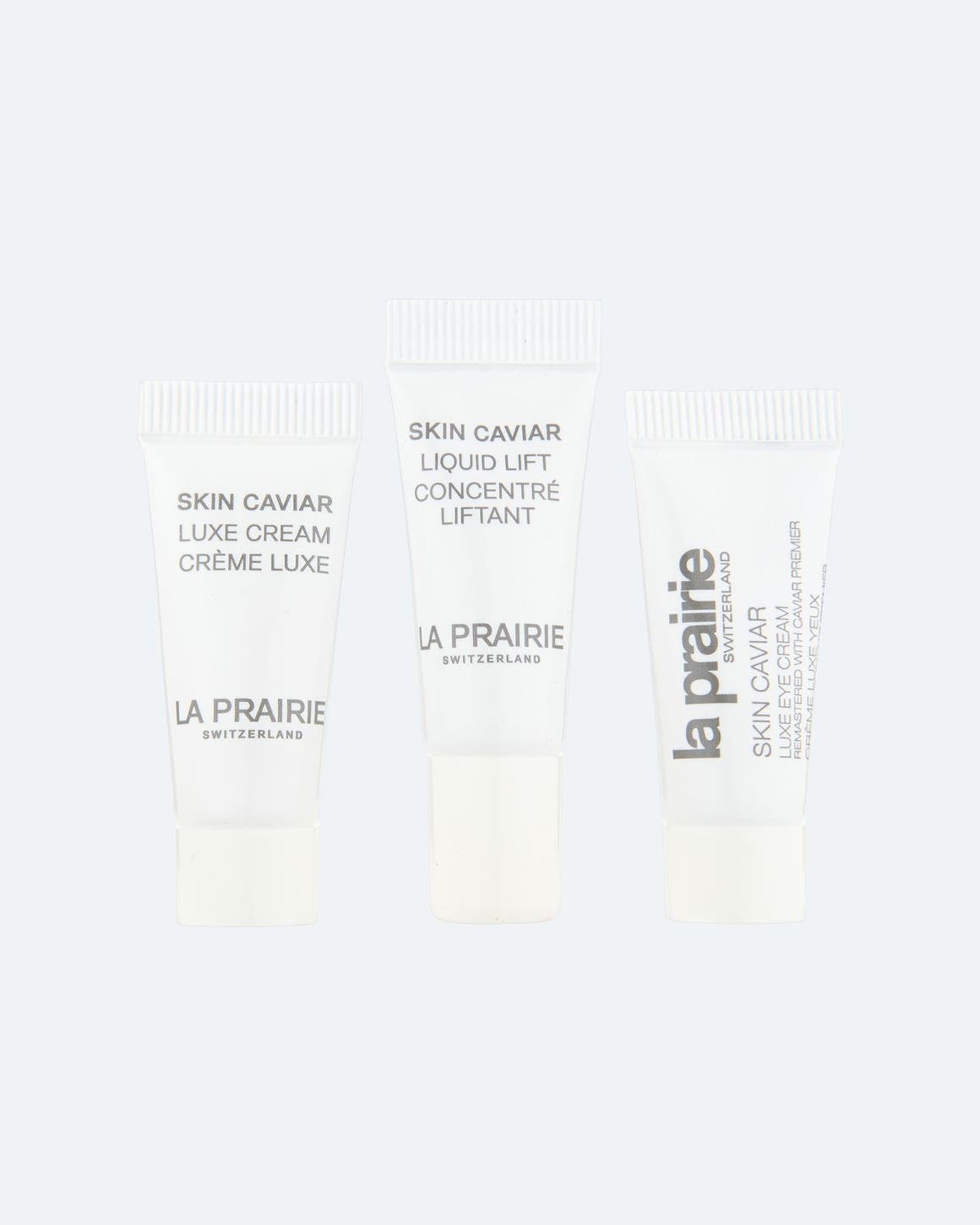 La Prairie gift with purchase.