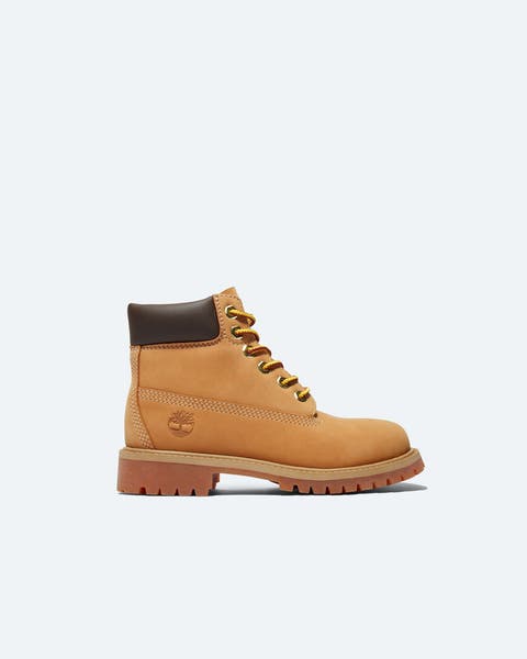Caramel lace-up booties.