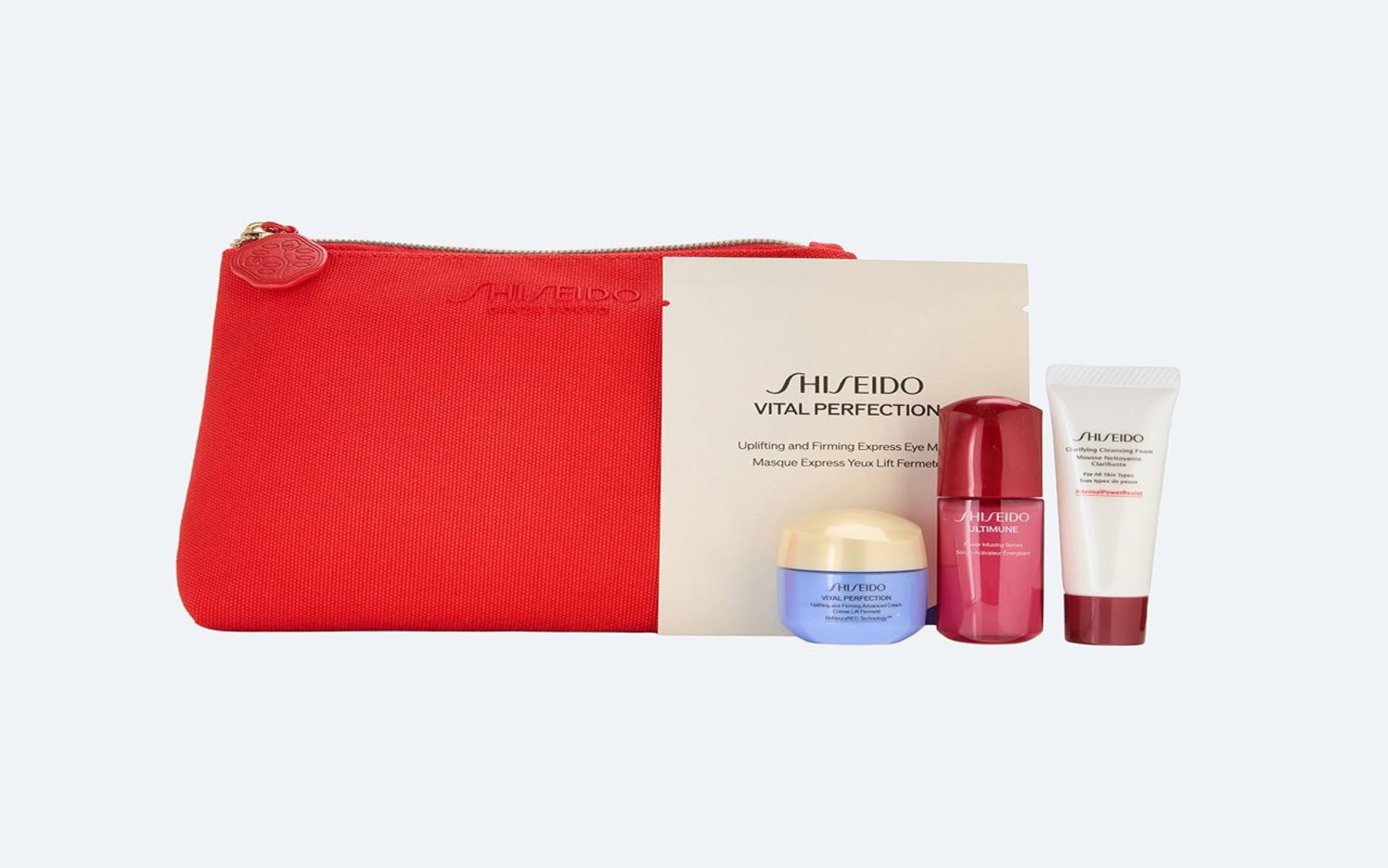 Shiseido gift with purchase.