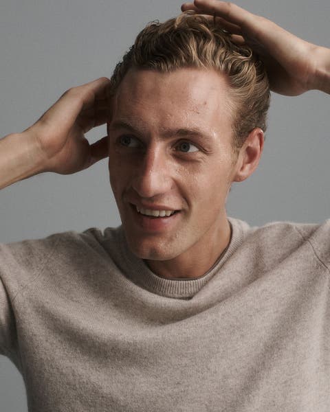 A man wearing a sweater.