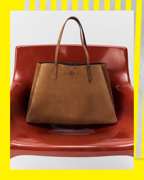 A handbag on a chair.