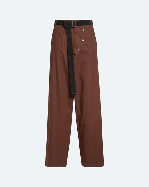 Brown trousers from PLAN C.