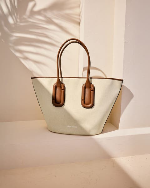 Beige Marc Jacobs tote.