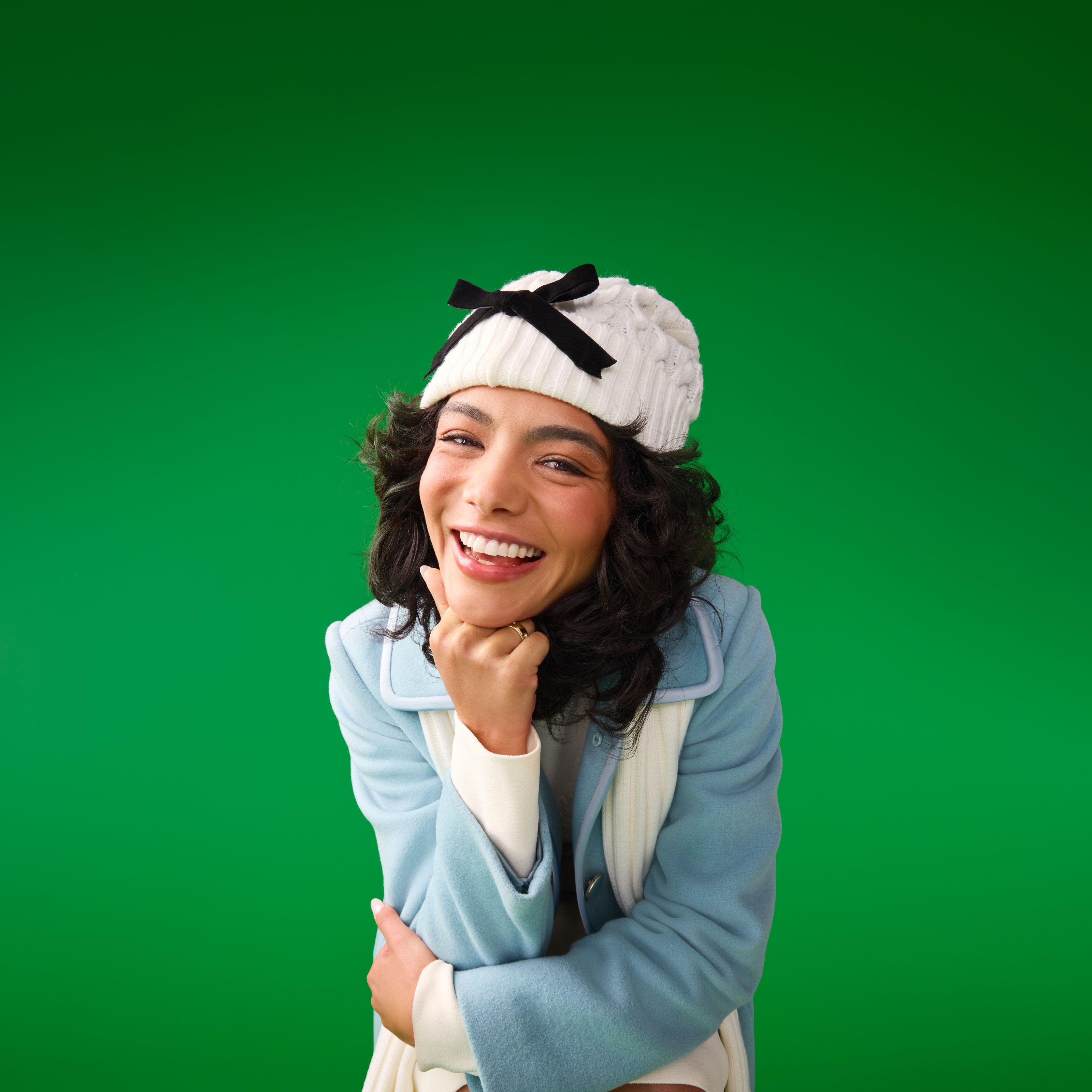 Cold-weather accessories.