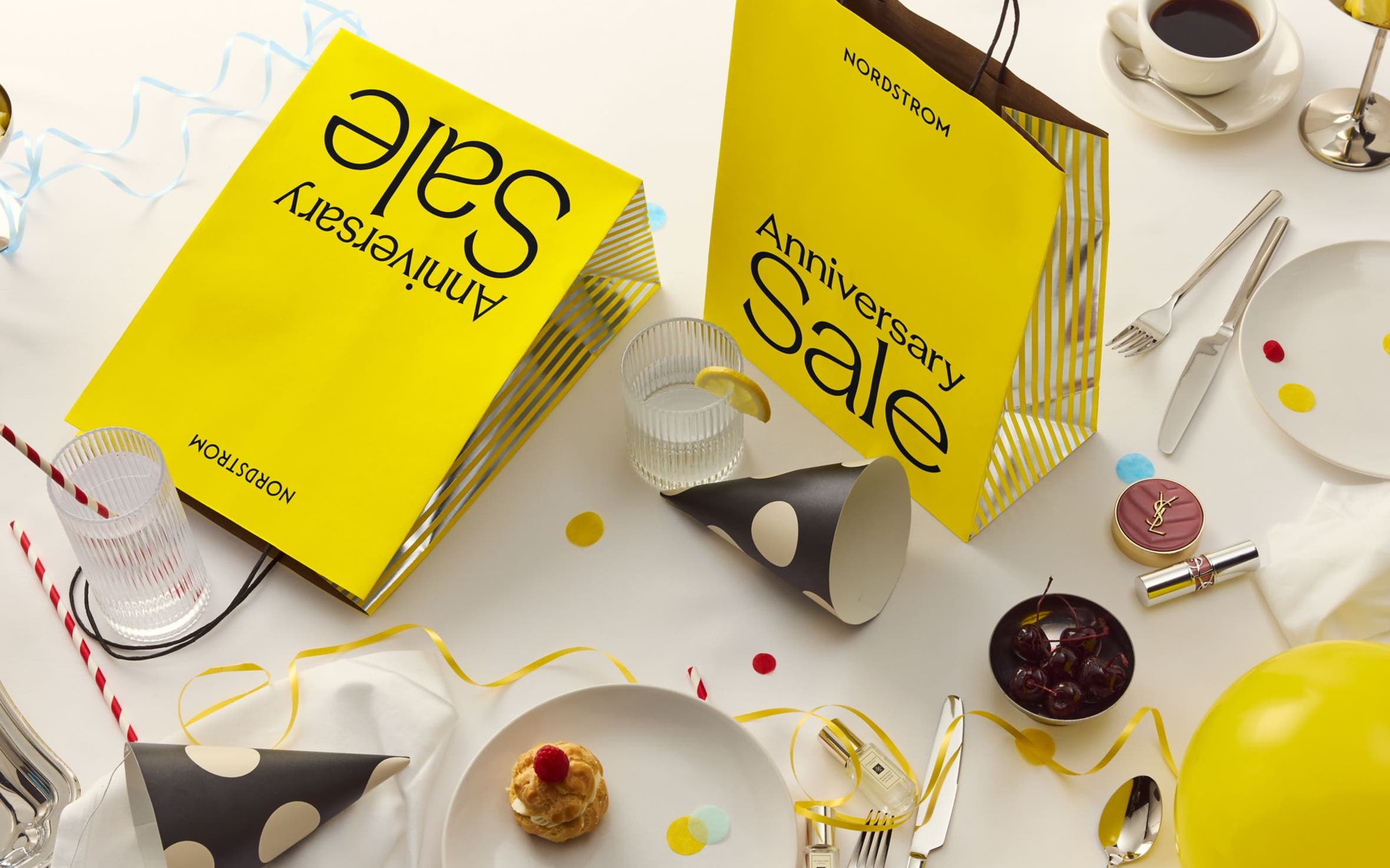 Anniversary Sale party supplies.