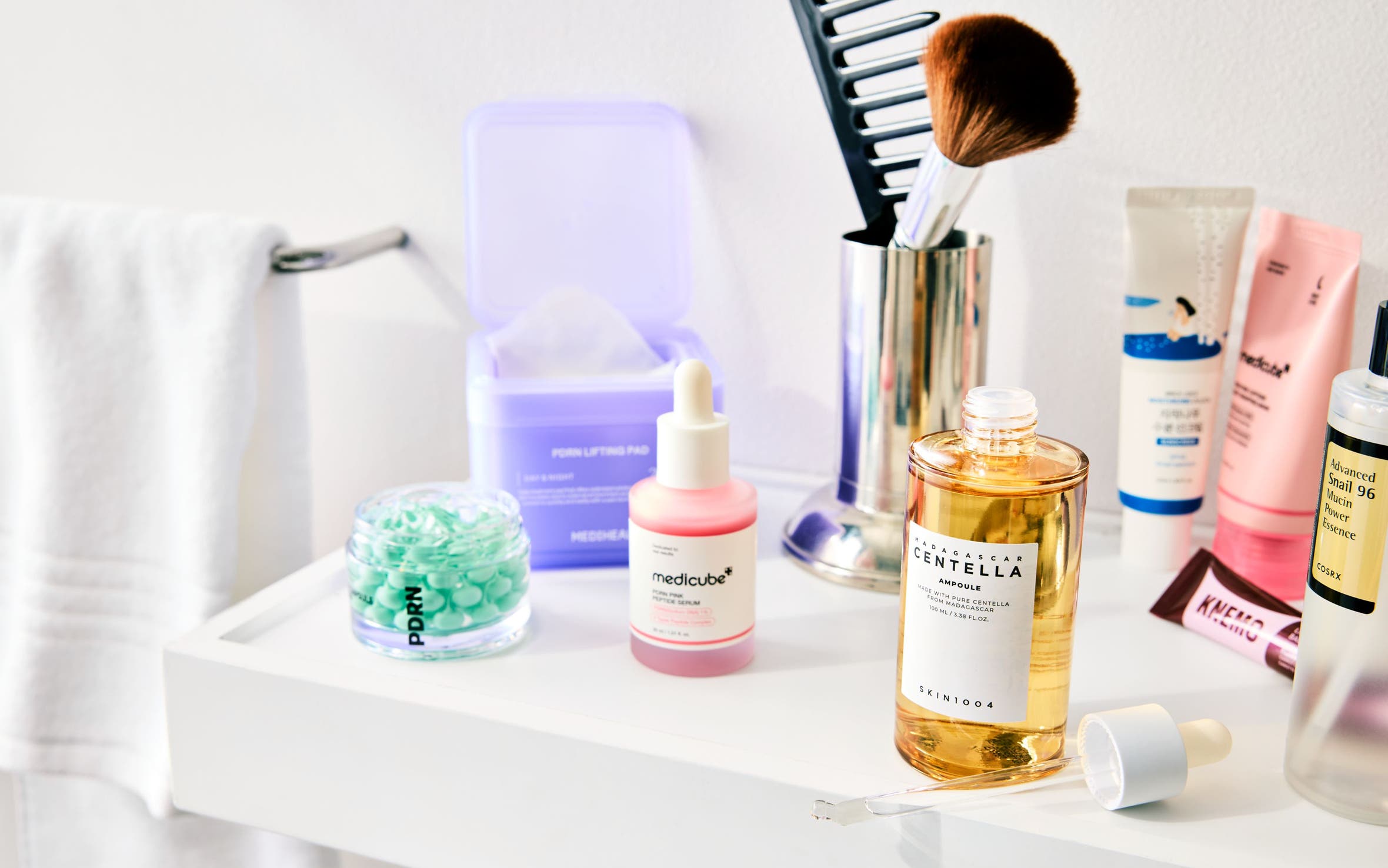 Variety of skincare. 