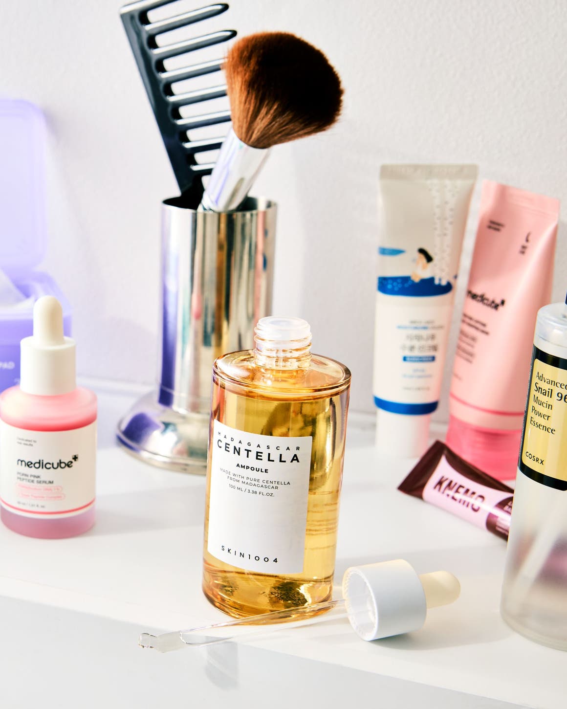 Variety of skincare. 
