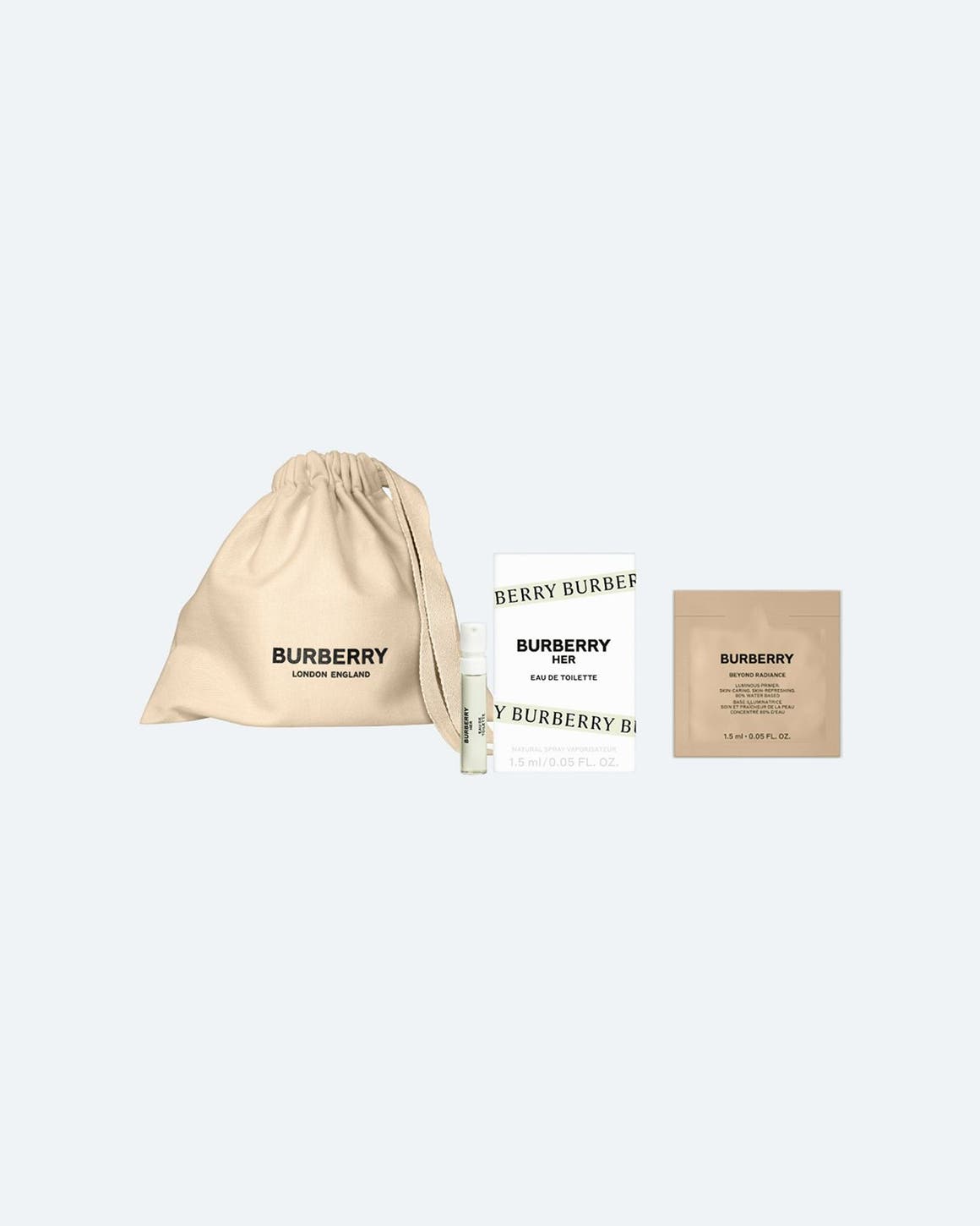 Burberry gift with purchase.
