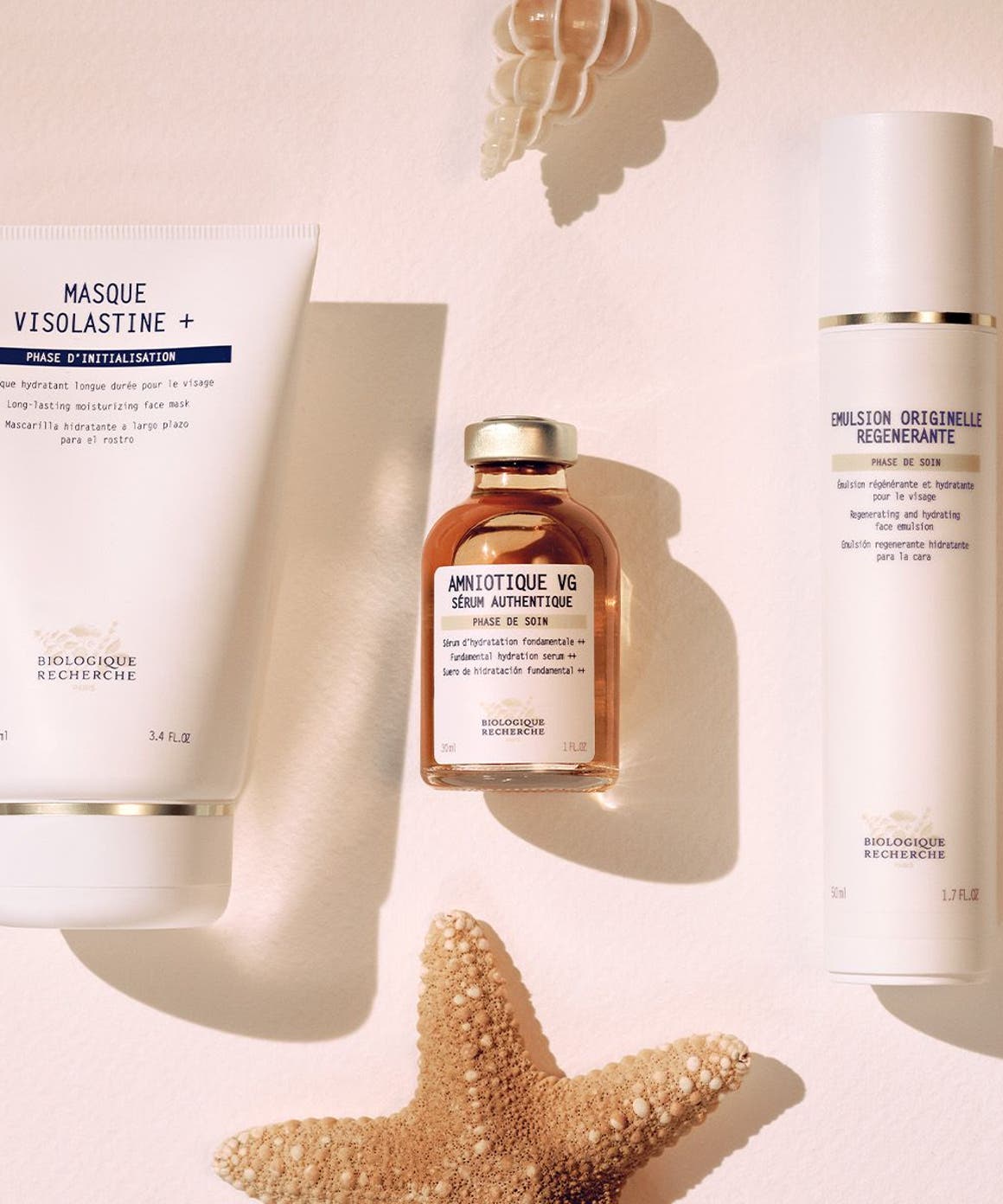 Skin care products from Biologique Recherche.