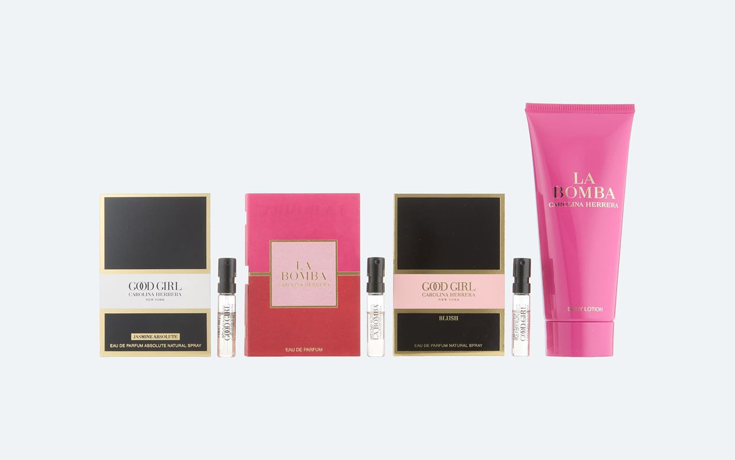 Carolina Herrera gift with purchase.