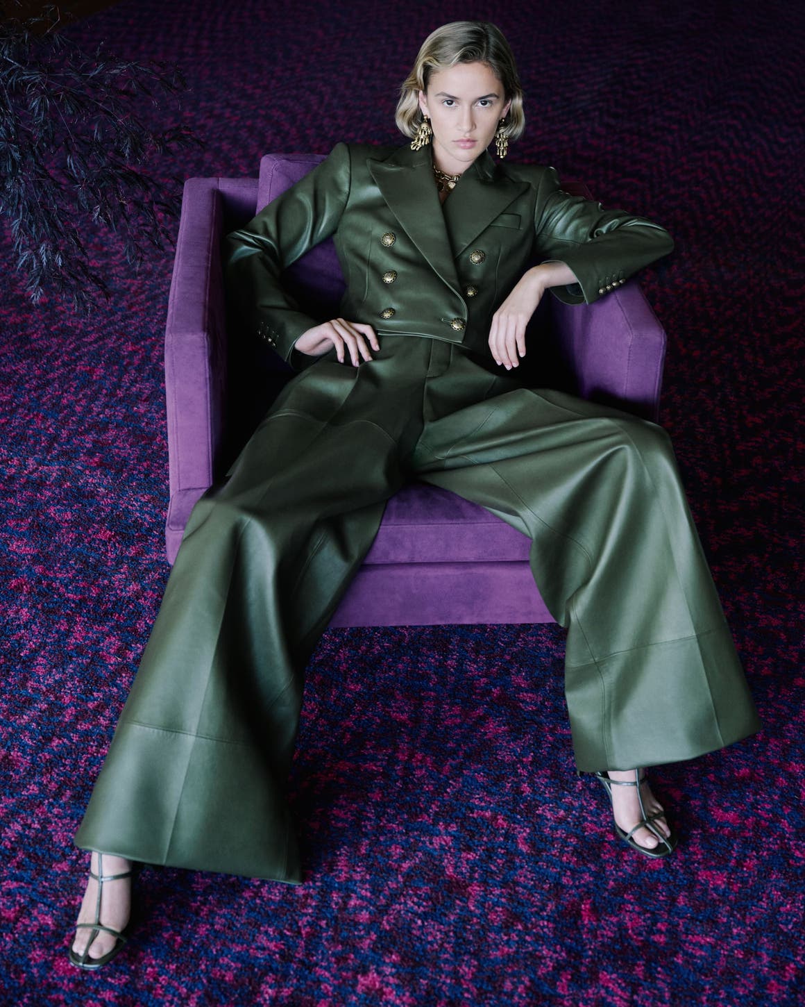 Model wearing Zimmermann.