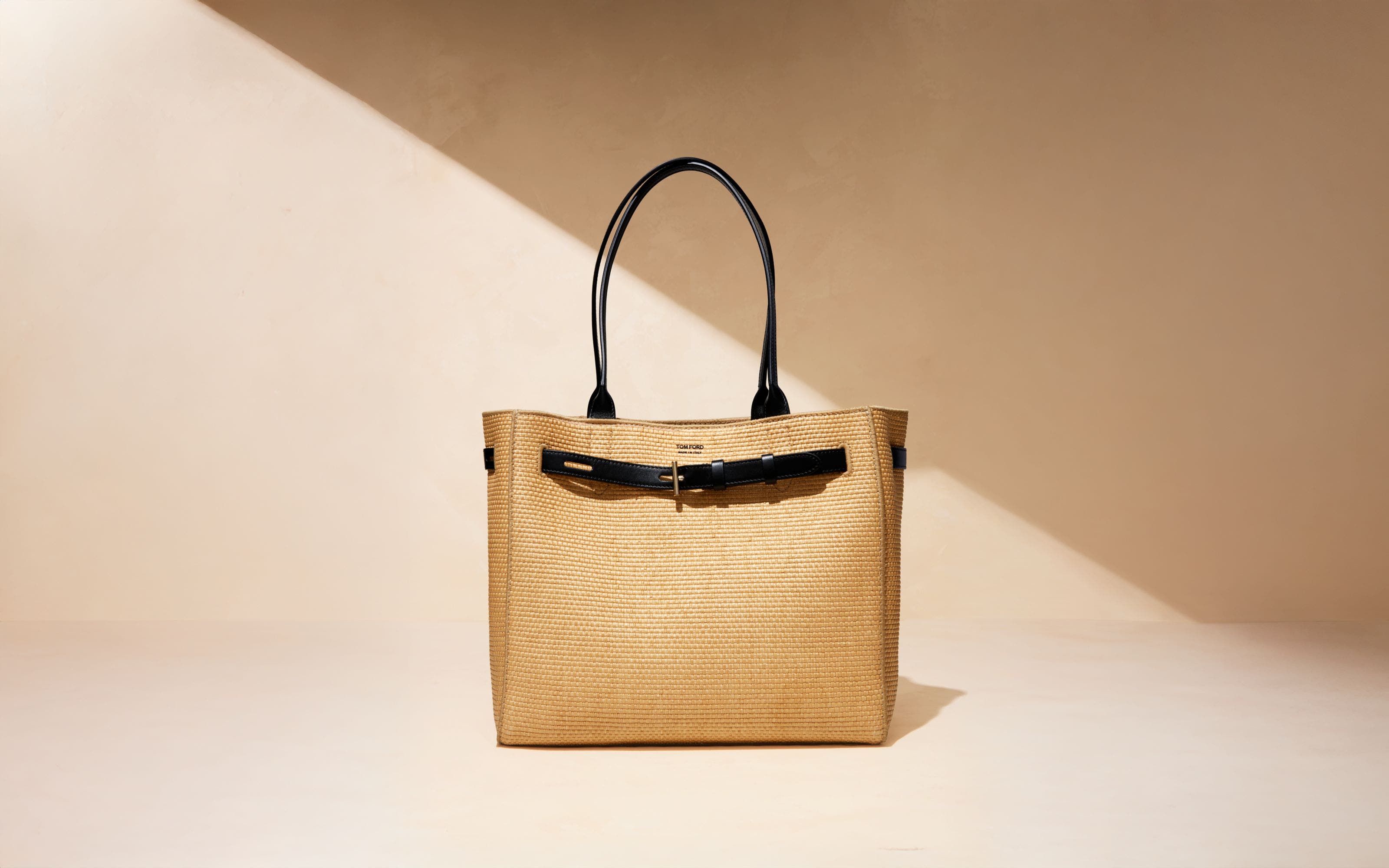 TOM FORD raffia tote.