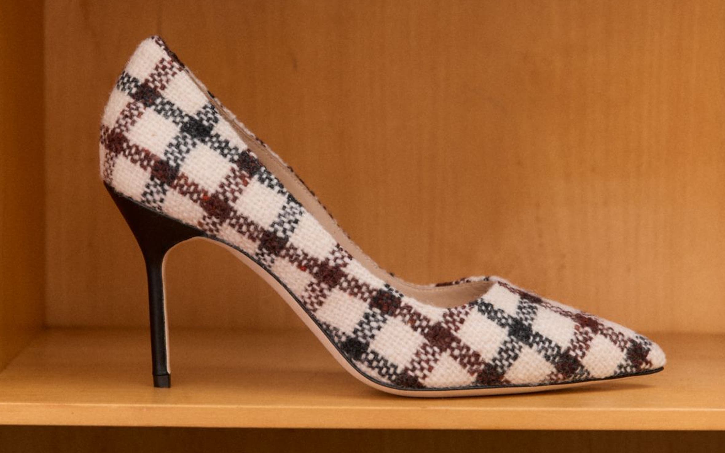 Manolo Blahnik heels.