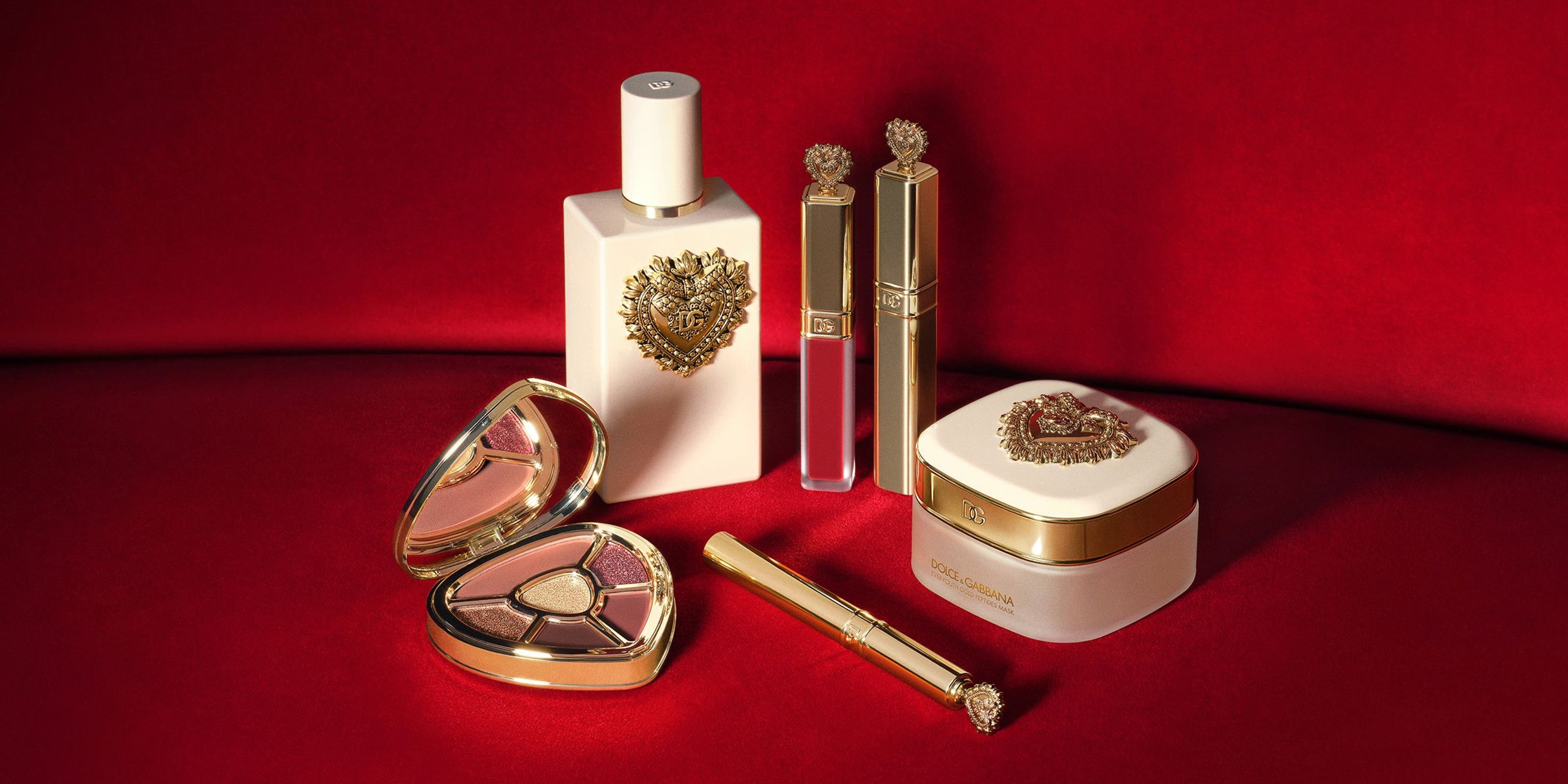 A selection of Dolce&Gabbana beauty products. 