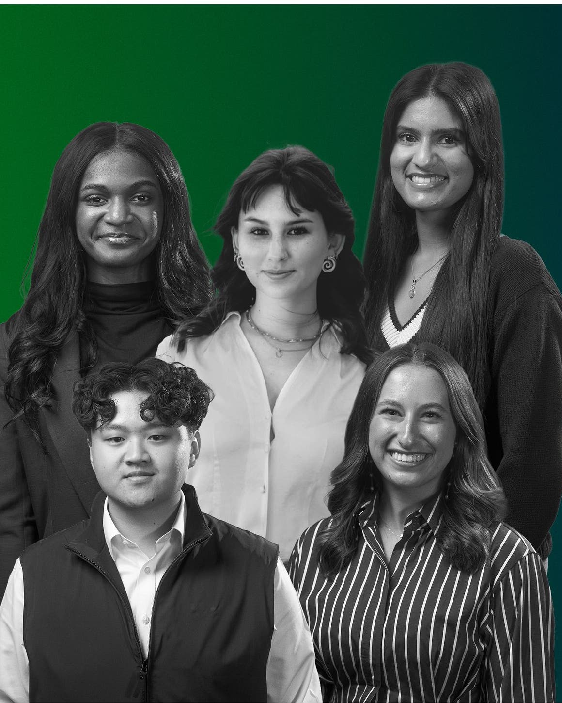 A collage of five Nordstrom summer interns featured in this episode.