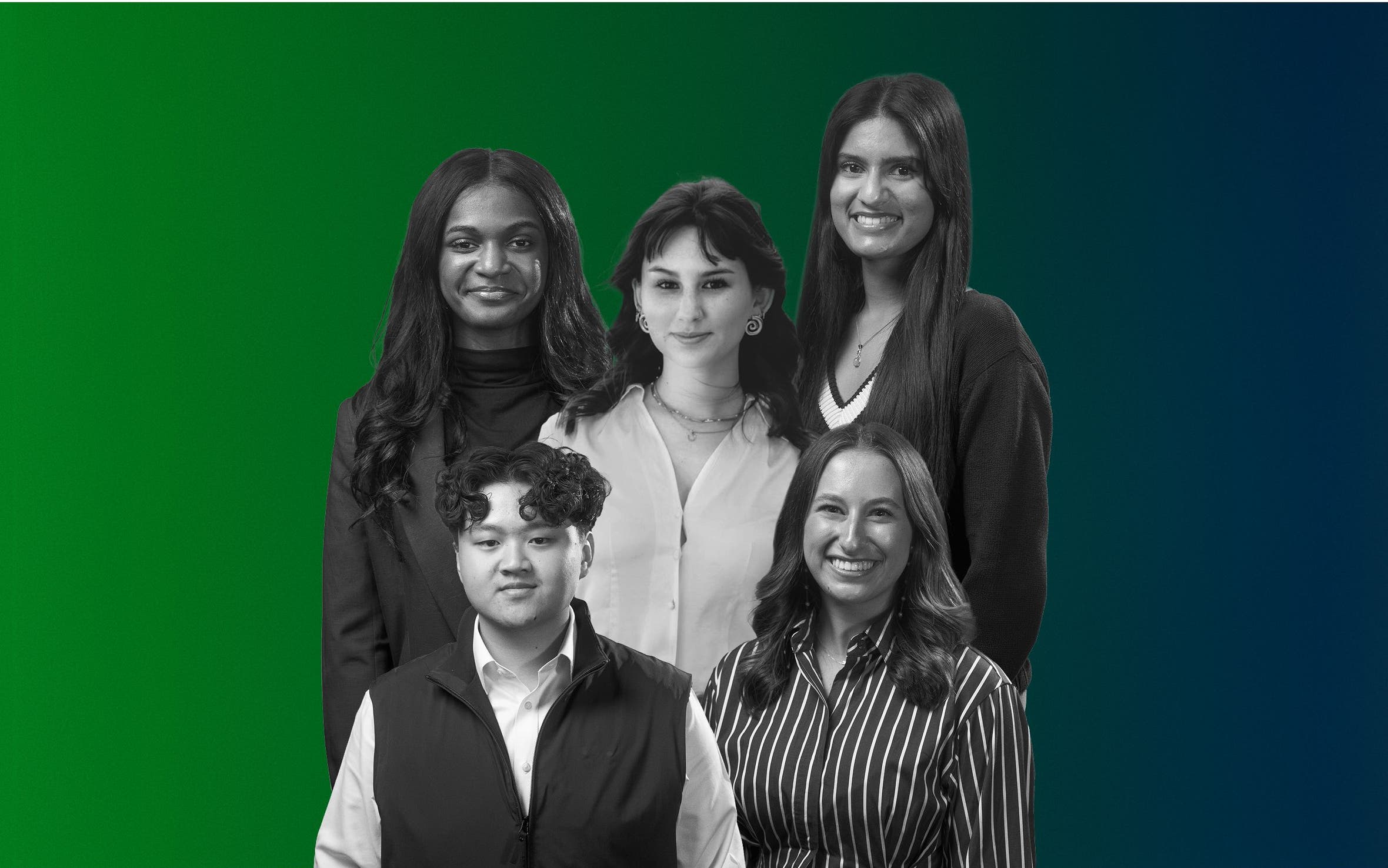 A collage of five Nordstrom summer interns featured in this episode.