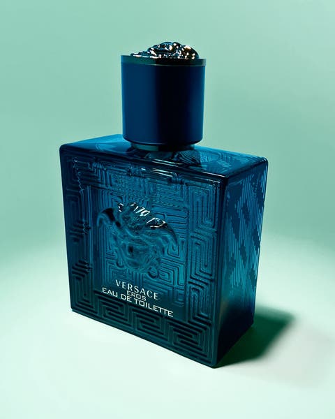 A bottle of men’s fragrance.