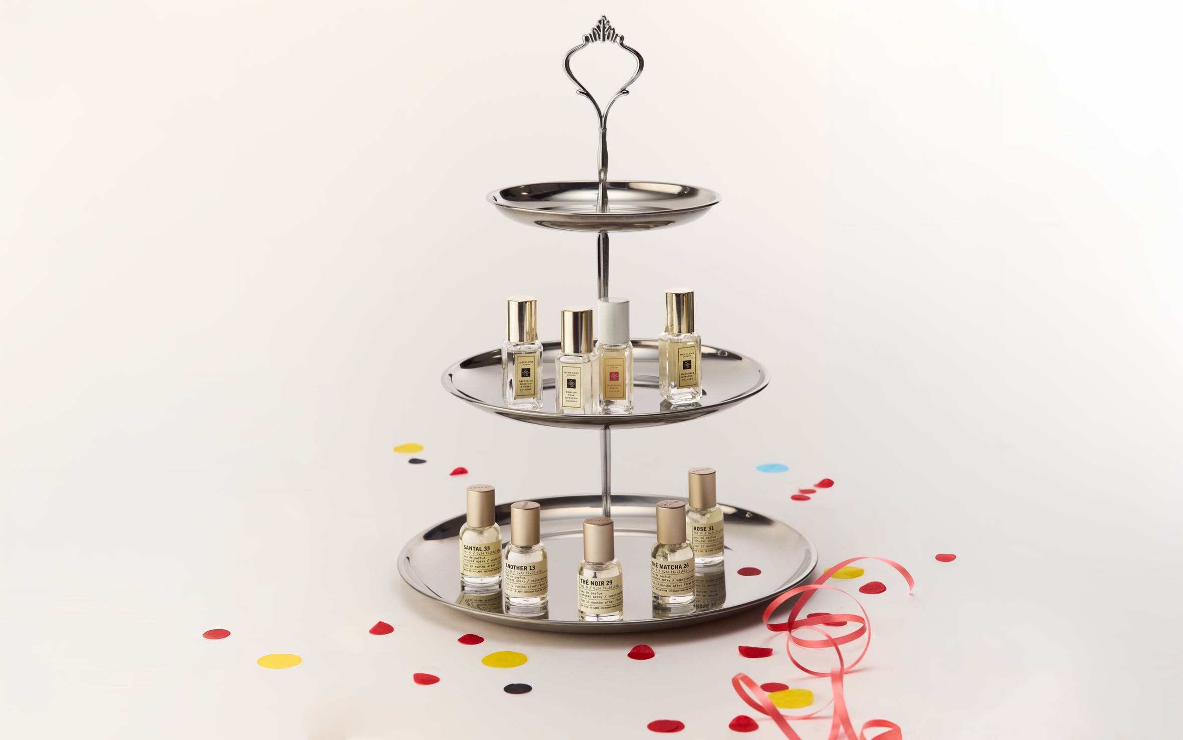 Bottles of fragrance.