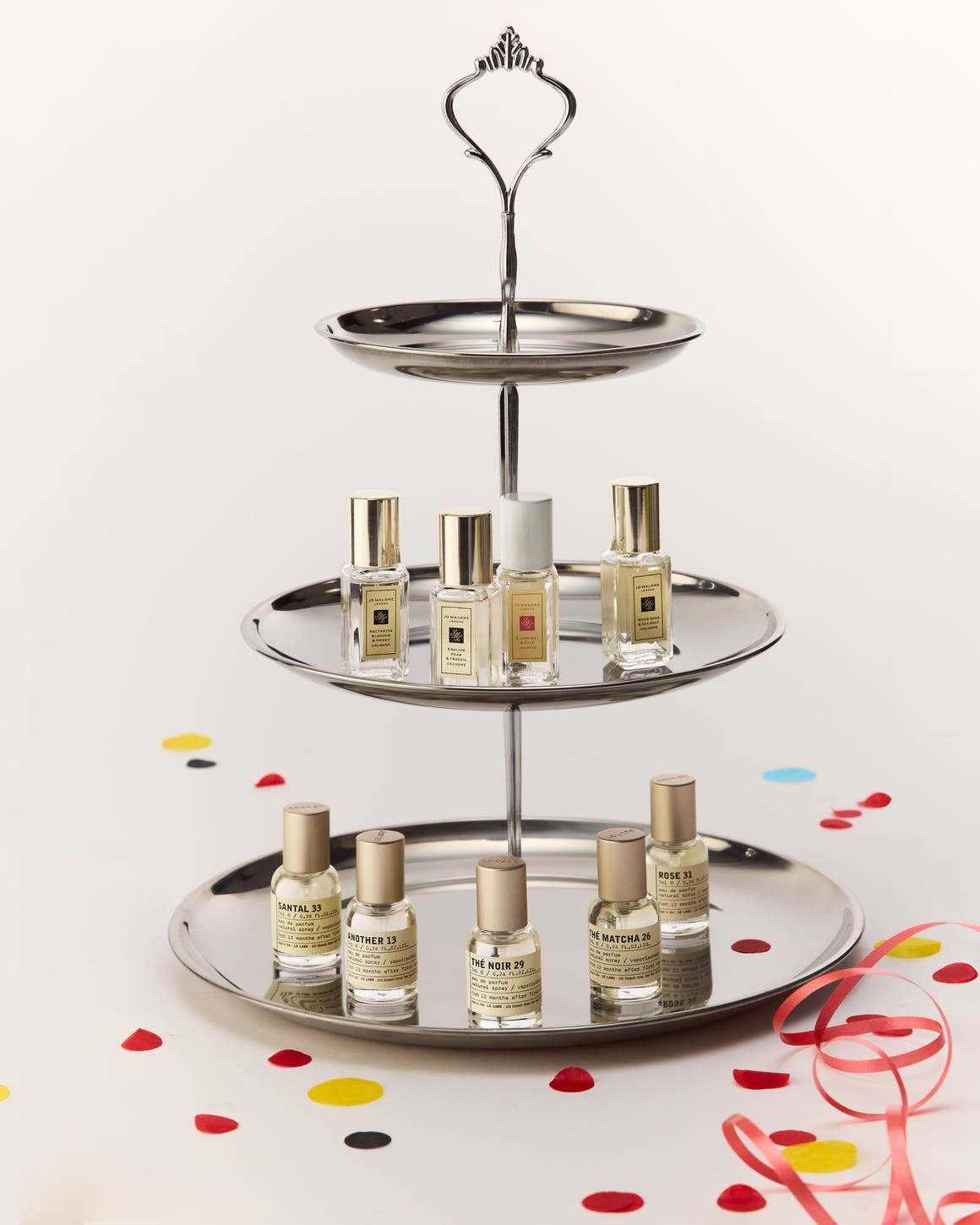 Bottles of fragrance.