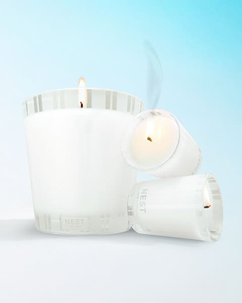 Three votive candles.