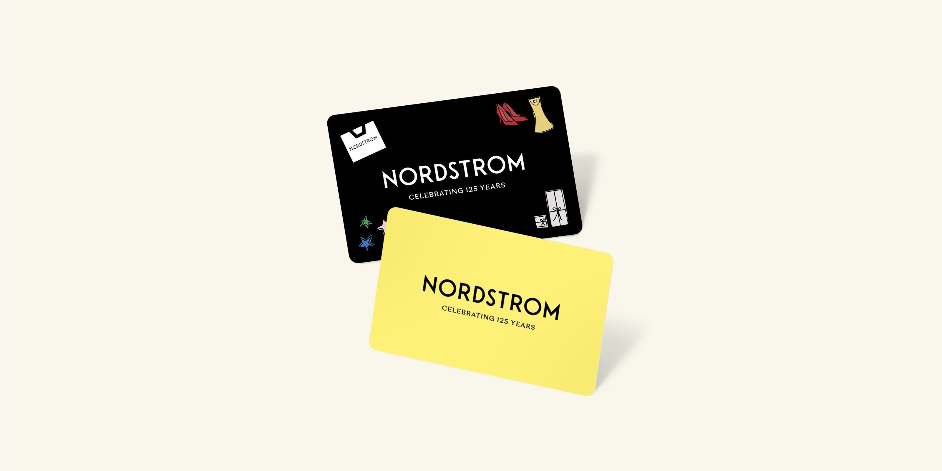 Nordstrom gift cards.