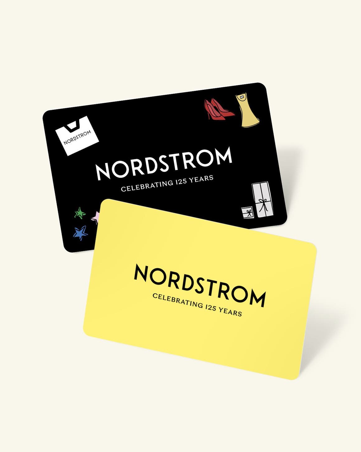 Nordstrom gift cards.