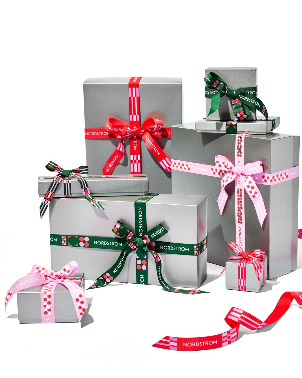 Nordstrom gift boxes.