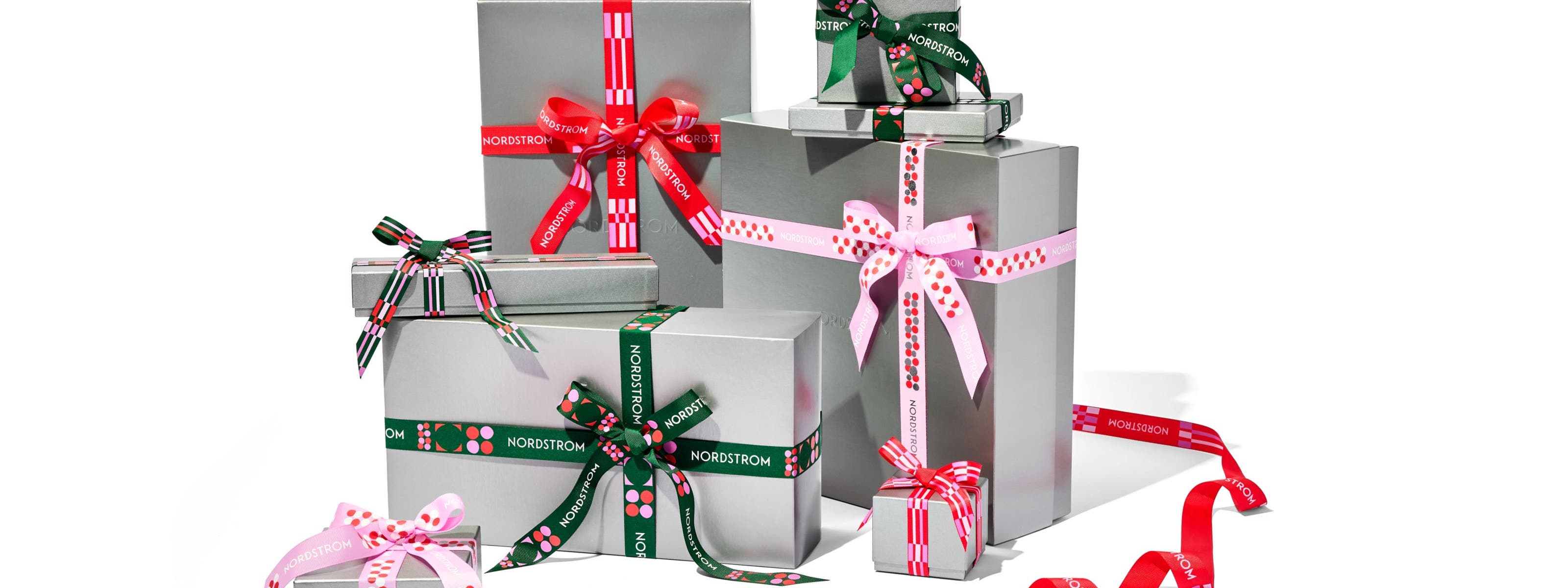Nordstrom gift boxes.