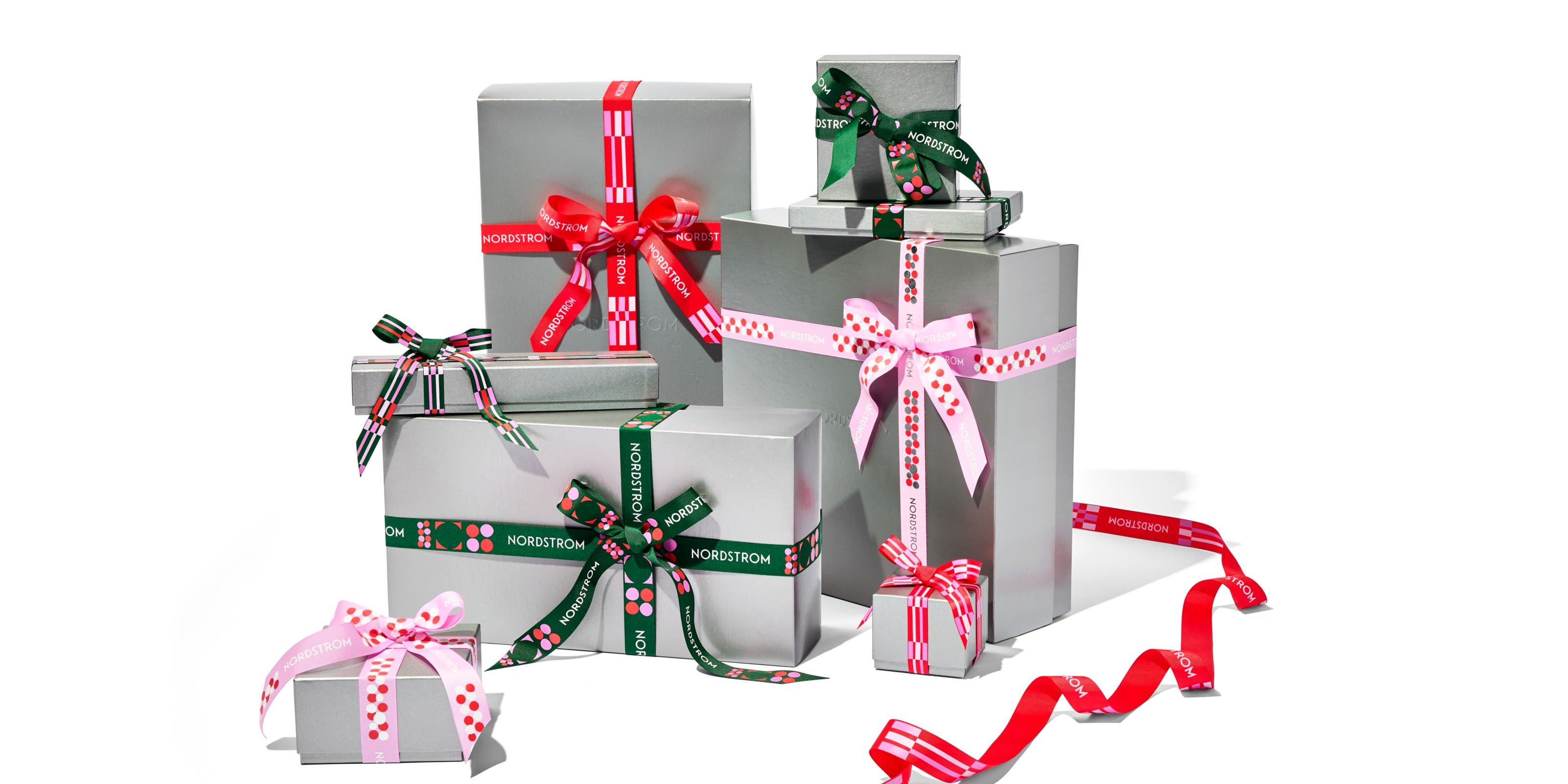 Nordstrom gift boxes.
